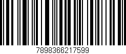 Código de barras (EAN, GTIN, SKU, ISBN): '7898366217599'