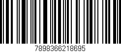 Código de barras (EAN, GTIN, SKU, ISBN): '7898366218695'
