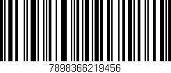 Código de barras (EAN, GTIN, SKU, ISBN): '7898366219456'