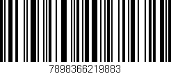 Código de barras (EAN, GTIN, SKU, ISBN): '7898366219883'
