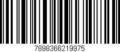 Código de barras (EAN, GTIN, SKU, ISBN): '7898366219975'