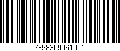 Código de barras (EAN, GTIN, SKU, ISBN): '7898369061021'