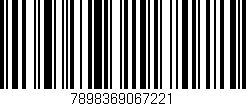 Código de barras (EAN, GTIN, SKU, ISBN): '7898369067221'
