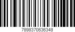 Código de barras (EAN, GTIN, SKU, ISBN): '7898370636348'