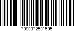 Código de barras (EAN, GTIN, SKU, ISBN): '7898372581585'