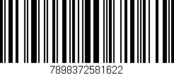 Código de barras (EAN, GTIN, SKU, ISBN): '7898372581622'