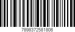 Código de barras (EAN, GTIN, SKU, ISBN): '7898372581806'