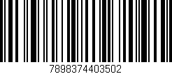 Código de barras (EAN, GTIN, SKU, ISBN): '7898374403502'