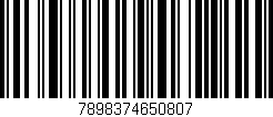 Código de barras (EAN, GTIN, SKU, ISBN): '7898374650807'