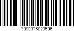 Código de barras (EAN, GTIN, SKU, ISBN): '7898375020586'