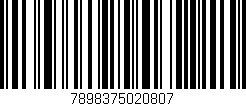 Código de barras (EAN, GTIN, SKU, ISBN): '7898375020807'