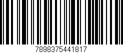 Código de barras (EAN, GTIN, SKU, ISBN): '7898375441817'