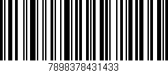 Código de barras (EAN, GTIN, SKU, ISBN): '7898378431433'