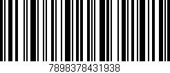 Código de barras (EAN, GTIN, SKU, ISBN): '7898378431938'