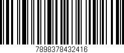 Código de barras (EAN, GTIN, SKU, ISBN): '7898378432416'