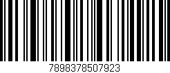 Código de barras (EAN, GTIN, SKU, ISBN): '7898378507923'