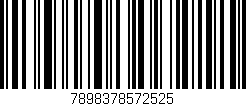 Código de barras (EAN, GTIN, SKU, ISBN): '7898378572525'