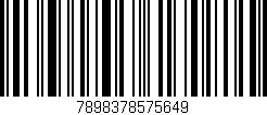 Código de barras (EAN, GTIN, SKU, ISBN): '7898378575649'