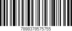 Código de barras (EAN, GTIN, SKU, ISBN): '7898378575755'