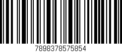 Código de barras (EAN, GTIN, SKU, ISBN): '7898378575854'