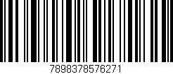 Código de barras (EAN, GTIN, SKU, ISBN): '7898378576271'