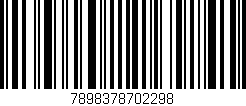 Código de barras (EAN, GTIN, SKU, ISBN): '7898378702298'
