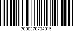 Código de barras (EAN, GTIN, SKU, ISBN): '7898378704315'