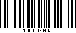 Código de barras (EAN, GTIN, SKU, ISBN): '7898378704322'
