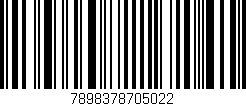 Código de barras (EAN, GTIN, SKU, ISBN): '7898378705022'