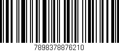 Código de barras (EAN, GTIN, SKU, ISBN): '7898378876210'