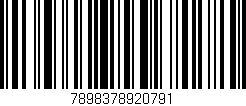 Código de barras (EAN, GTIN, SKU, ISBN): '7898378920791'