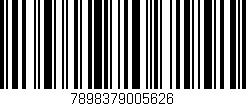 Código de barras (EAN, GTIN, SKU, ISBN): '7898379005626'