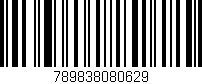 Código de barras (EAN, GTIN, SKU, ISBN): '789838080629'