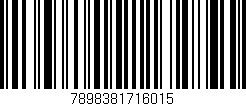 Código de barras (EAN, GTIN, SKU, ISBN): '7898381716015'