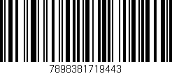 Código de barras (EAN, GTIN, SKU, ISBN): '7898381719443'