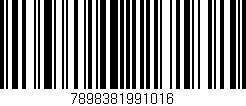 Código de barras (EAN, GTIN, SKU, ISBN): '7898381991016'