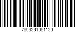 Código de barras (EAN, GTIN, SKU, ISBN): '7898381991139'