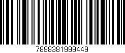 Código de barras (EAN, GTIN, SKU, ISBN): '7898381999449'