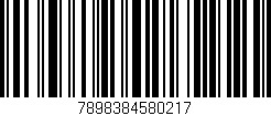 Código de barras (EAN, GTIN, SKU, ISBN): '7898384580217'
