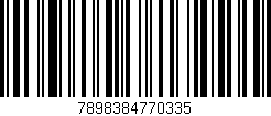 Código de barras (EAN, GTIN, SKU, ISBN): '7898384770335'