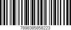 Código de barras (EAN, GTIN, SKU, ISBN): '7898385858223'