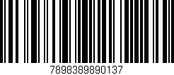 Código de barras (EAN, GTIN, SKU, ISBN): '7898389890137'