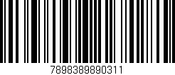 Código de barras (EAN, GTIN, SKU, ISBN): '7898389890311'