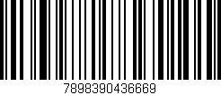 Código de barras (EAN, GTIN, SKU, ISBN): '7898390436669'