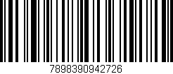 Código de barras (EAN, GTIN, SKU, ISBN): '7898390942726'