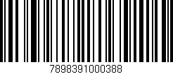Código de barras (EAN, GTIN, SKU, ISBN): '7898391000388'