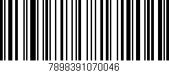 Código de barras (EAN, GTIN, SKU, ISBN): '7898391070046'