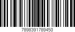 Código de barras (EAN, GTIN, SKU, ISBN): '7898391789450'