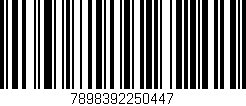 Código de barras (EAN, GTIN, SKU, ISBN): '7898392250447'