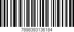 Código de barras (EAN, GTIN, SKU, ISBN): '7898393136184'